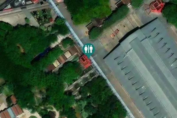 Satellite view of Galerie de la Villette Toilet