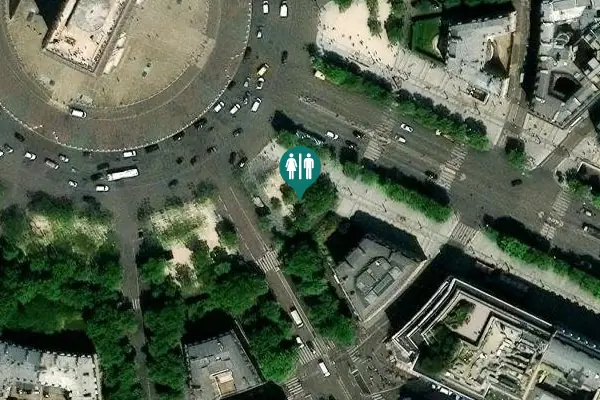 Satellite view of Paris Toilet