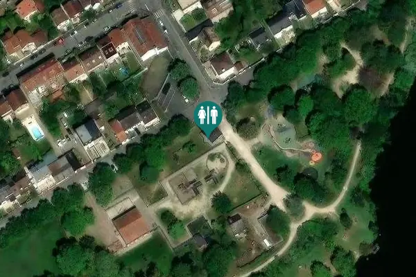 Satellite view of Chemin d'Exploitation Toilet