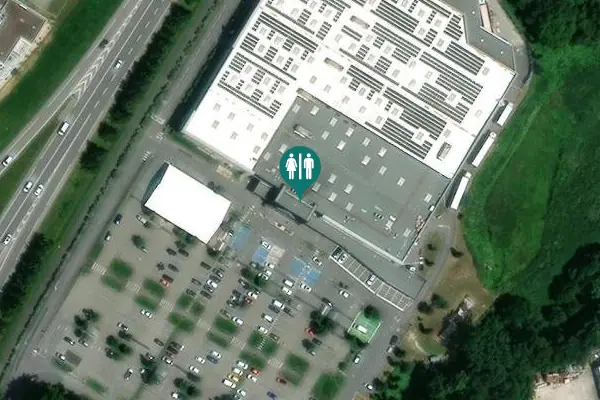 Satellite view of Route de Closon 358 Toilet