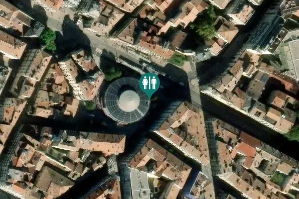 Satellite view of Boulevard de l'Observatoire 9 Toilet