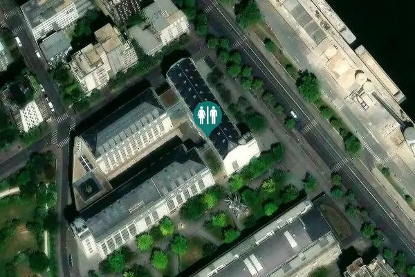 Satellite view of Cour des Grands Moulins 5;7 Toilet