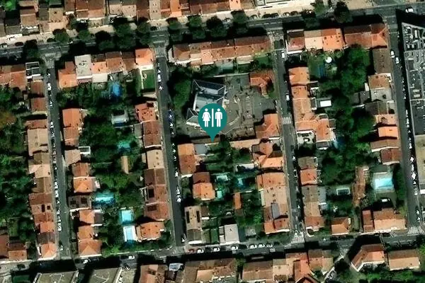 Satellite view of Rue Jules Dugas 10 Toilet