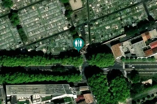 Satellite view of Allée des Frères Bonie Toilet