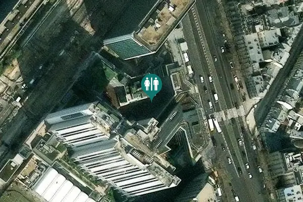 Satellite view of Avenue du Maine 72 Toilet