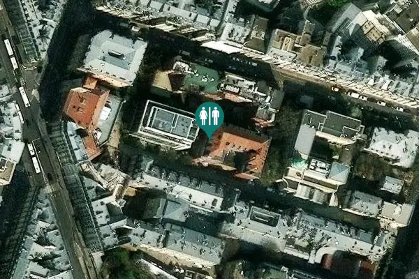 Satellite view of Rue Pierre et Marie Curie 11 Toilet