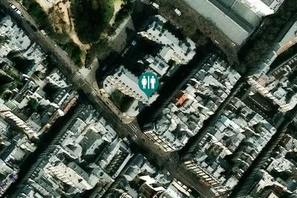 Satellite view of Rue Eugène Spuller 2 Toilet