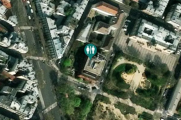 Satellite view of Rue Pierre Castagnou 12 Toilet