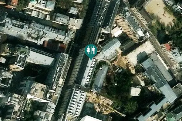 Satellite view of Rue d'Ulm 29 Toilet