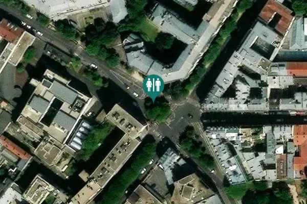Satellite view of Rue des Écluses Saint-Martin Toilet