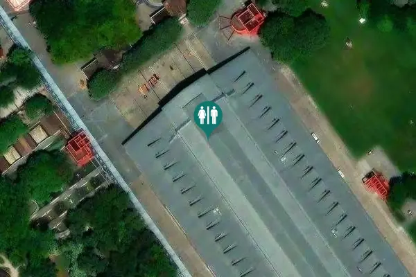 Satellite view of Galerie de la Villette Toilet