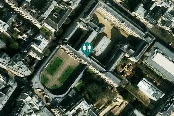 Satellite view of Escalier d'honneur Toilet