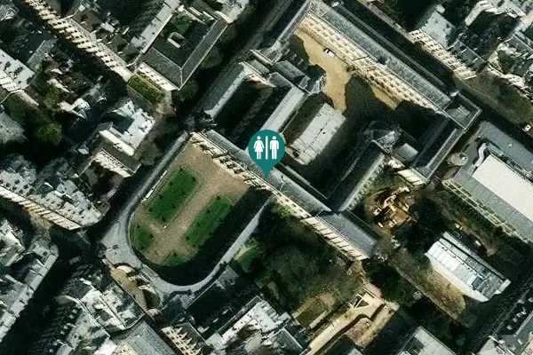 Satellite view of Escalier d'honneur Toilet