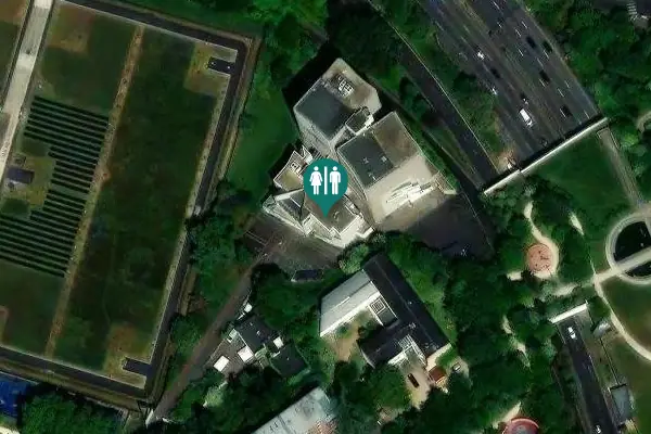 Satellite view of Boulevard Sérurier 18 Toilet