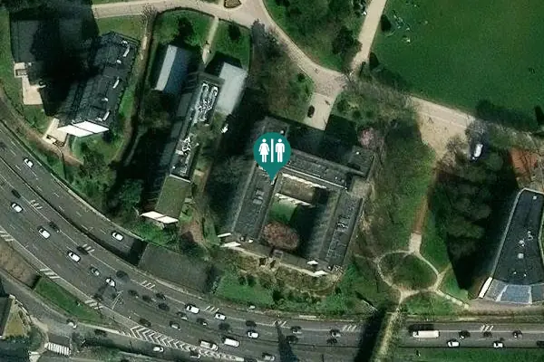 Satellite view of Boulevard Jourdan 27M Toilet