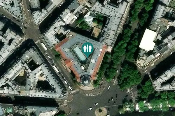 Satellite view of Avenue d'Iéna 7 Toilet