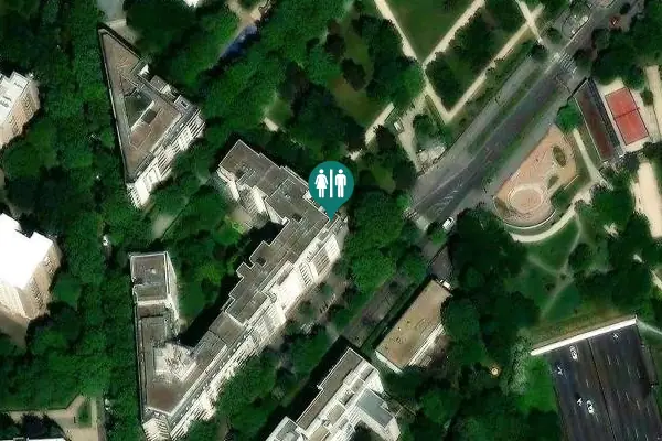Satellite view of Rue de Noisy-le-Sec 7 Toilet