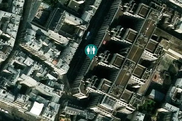 Satellite view of Rue des Saints-Pères 47 Toilet