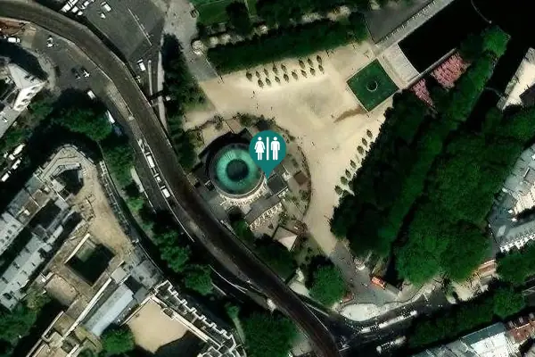 Satellite view of Place de la Bataille de Stalingrad 6-8 Toilet