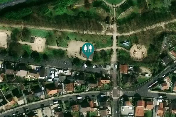 Satellite view of Rue Marceau 3 Toilet