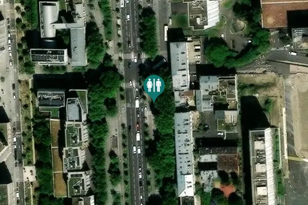 Satellite view of Rue de la Chapelle Toilet