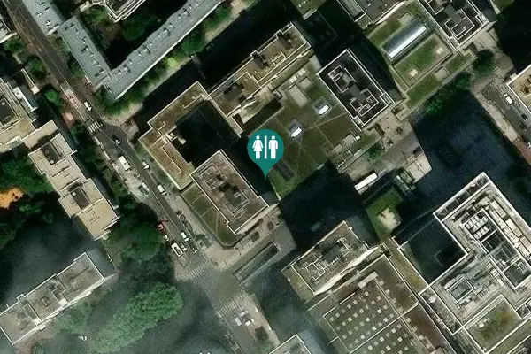 Satellite view of Rue d'Alsace 19 Toilet