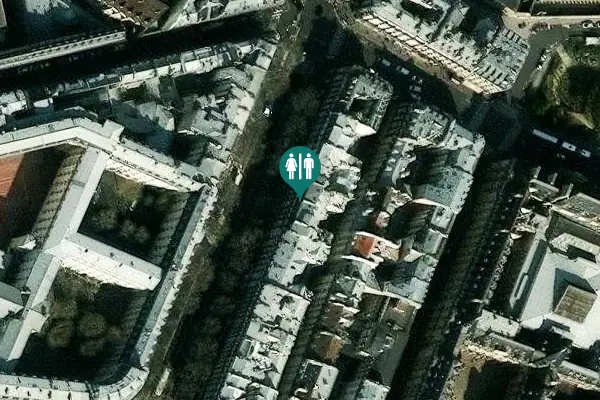 Satellite view of Boulevard Saint-Michel 35 Toilet