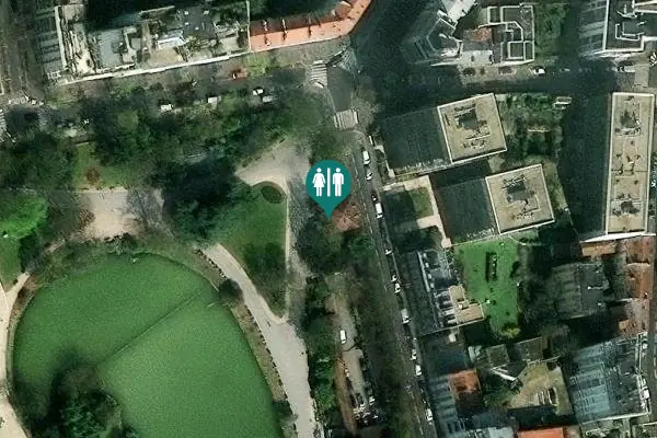 Satellite view of Paris Toilet