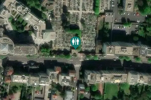 Satellite view of Rue Houdan 174 Toilet