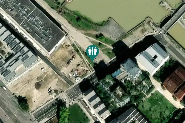Satellite view of Quai Lawton Toilet