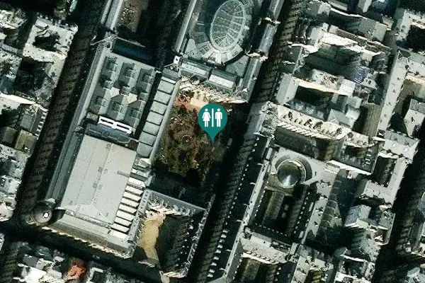 Satellite view of Rue Vivienne 5 Toilet