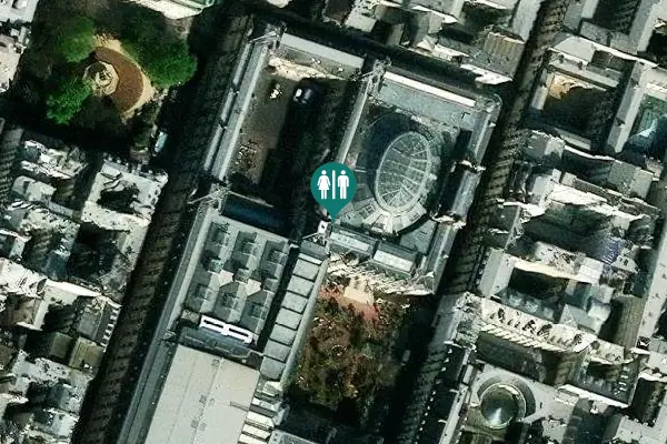 Satellite view of Rue Vivienne 5b Toilet
