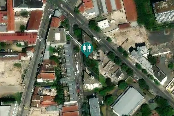 Satellite view of Rue Jules Ferry 80 Toilet