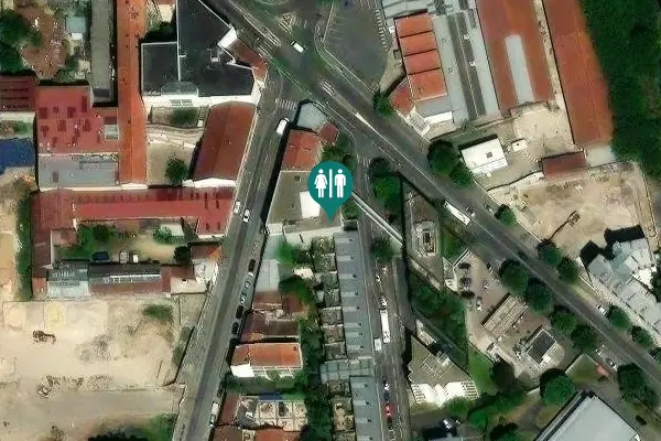 Satellite view of Rue Jules Ferry 80 Toilet