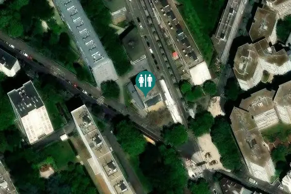 Satellite view of Rue du Château des Rentiers 146 Toilet