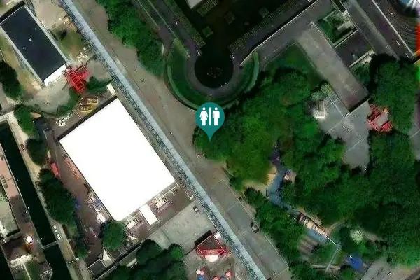 Satellite view of Galerie de la Villette Toilet
