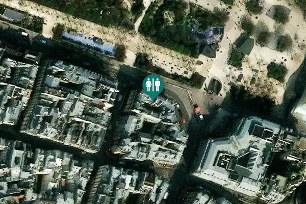 Satellite view of Rue Berger 29 Toilet