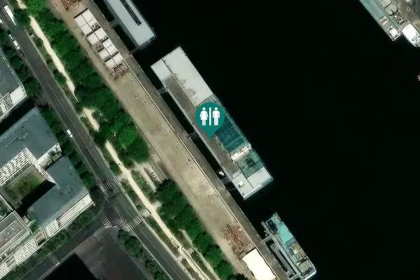 Satellite view of Port de la Gare 7 Toilet