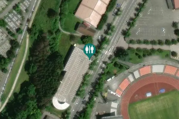Satellite view of Boulevard du Fier 35 Toilet