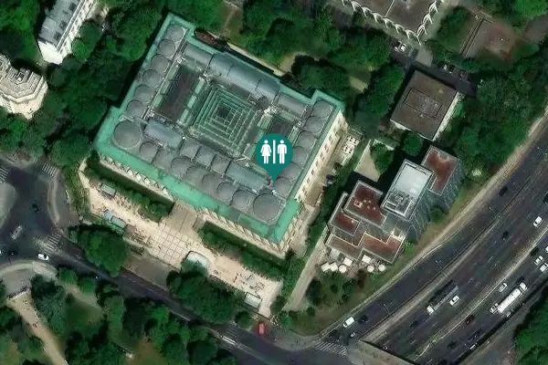 Satellite view of Avenue Daumesnil 293 Toilet