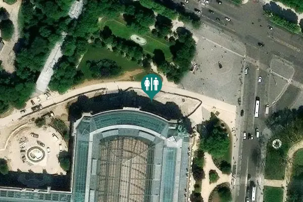 Satellite view of Avenue du Général-Eisenhower Toilet