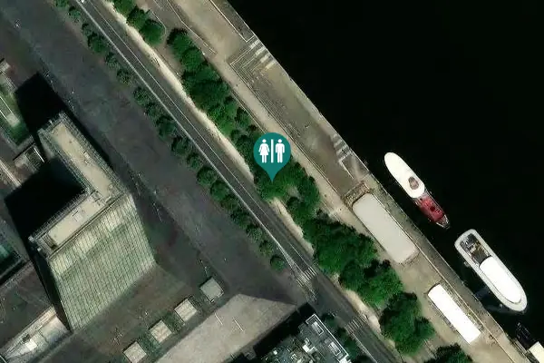 Satellite view of Allée Arthur Rimbaud Toilet