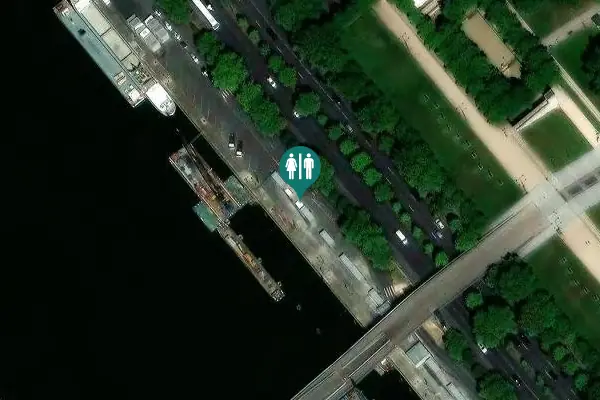 Satellite view of Port de Bercy 1 Toilet
