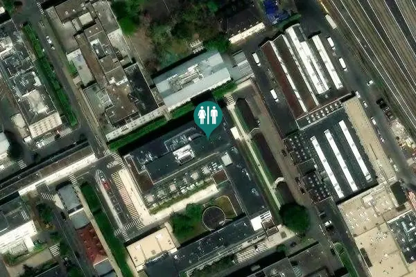 Satellite view of Rue des Étoffes Toilet