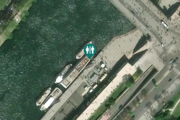 Satellite view of Paris Toilet