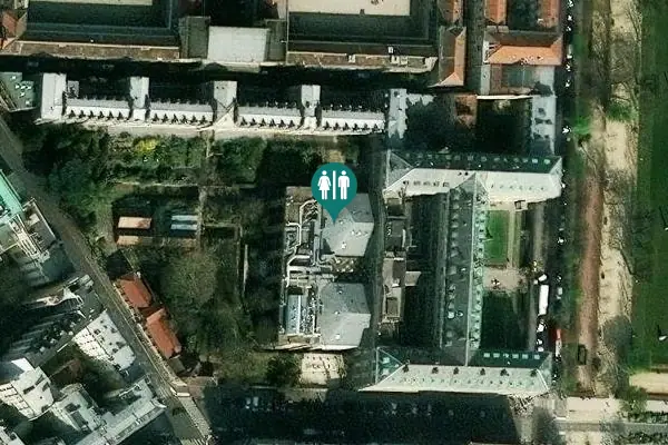 Satellite view of Rue Michelet 6 Toilet