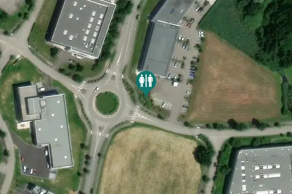 Satellite view of Rue Orion Toilet
