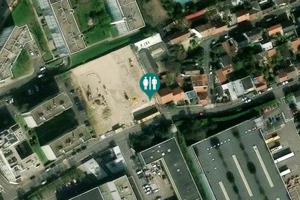Satellite view of Rue Ambroise Croizat 91 Toilet