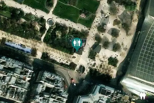 Satellite view of Allée André Breton 12 Toilet