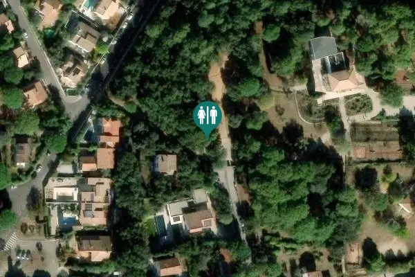Satellite view of Chemin des Oliviers Toilet